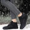 Модная пара зимних ботинок, плюшевые теплые зимние ботинки, пара высоких хлопковых ботинок, уличная нескользящая обувь для хайкинга, обувь для босиком, меховые кроссовки