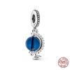 100 %925 Sterling Silver Globes Beads Charms Fit Original 3mm Bracelets Making For Women Diy Jewelry Boutique Gift