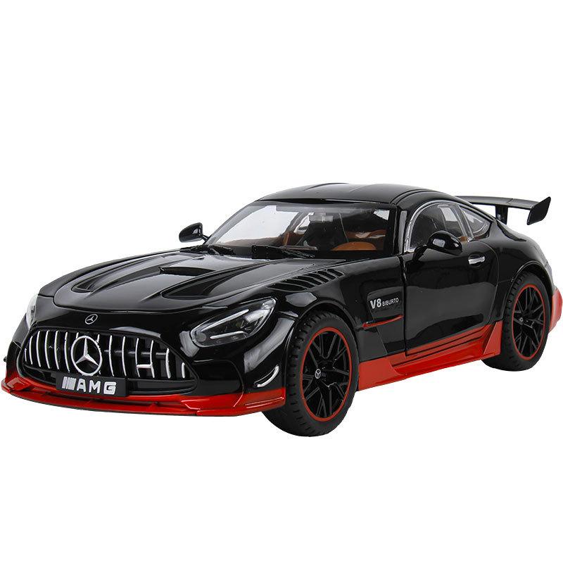 1/18 BENZ AMG крутая спортивная машина, модель из сплава, крутой звук и свет, детализированный салон, воссоздание деталей, изысканное настольное украшение