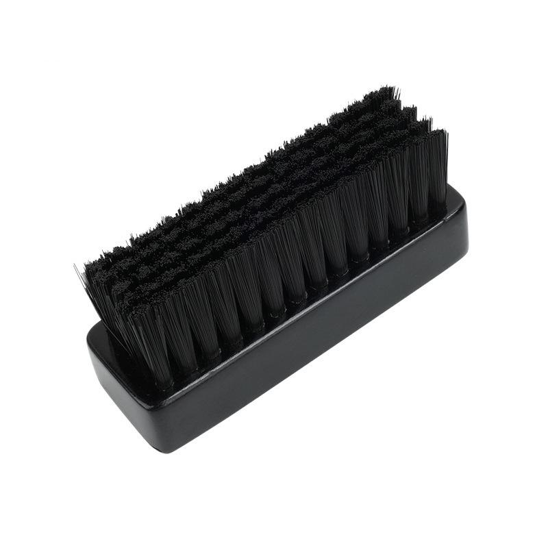 Premium Beech Wood Shoe Brush with Boar Bristles – Gentle Horsehair for Polishing & Dust Removal, Safe for Shoes