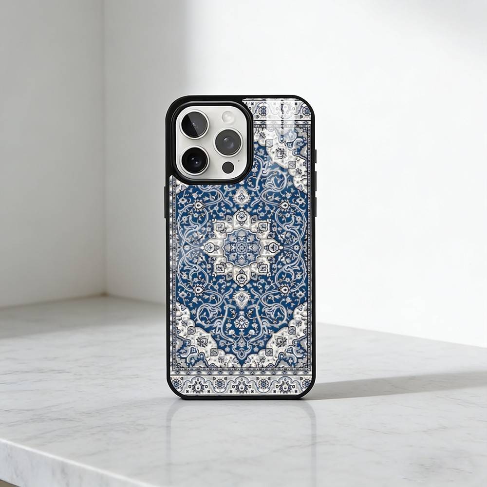 Чехол для телефона P-Persian Carpet Art Patterns для iPhone 17, 16, 15, 14, 13 Plus, Pro Max Магнитный для Magsafe Беспроводной зарядки