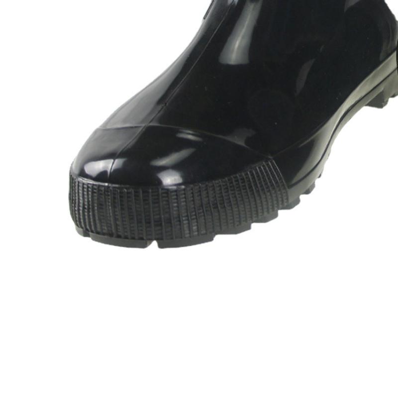 Мужская рабочая обувь Four Seasons, модные нескользящие короткие резиновые сапоги, износостойкая резиновая обувь для рыбалки, водонепроницаемая обувь Zapatos