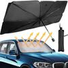 Car Sunshade Umbrella-style Front Glass Sunshade Sunscreen Heat Insulation Cloth Car Windshield Sunshade Car Umbrella Shade