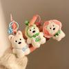 Charming Plush Keychain Pendants: Cute DIY Ornaments for Student Bags & Gifts for Women