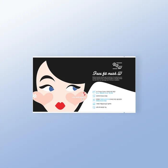 BRW Пластырь для лица Face Fit W с УФ-защитой