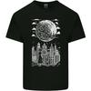 Fantasy City Black and White City Anime Unisexs Light Cotton TShirt