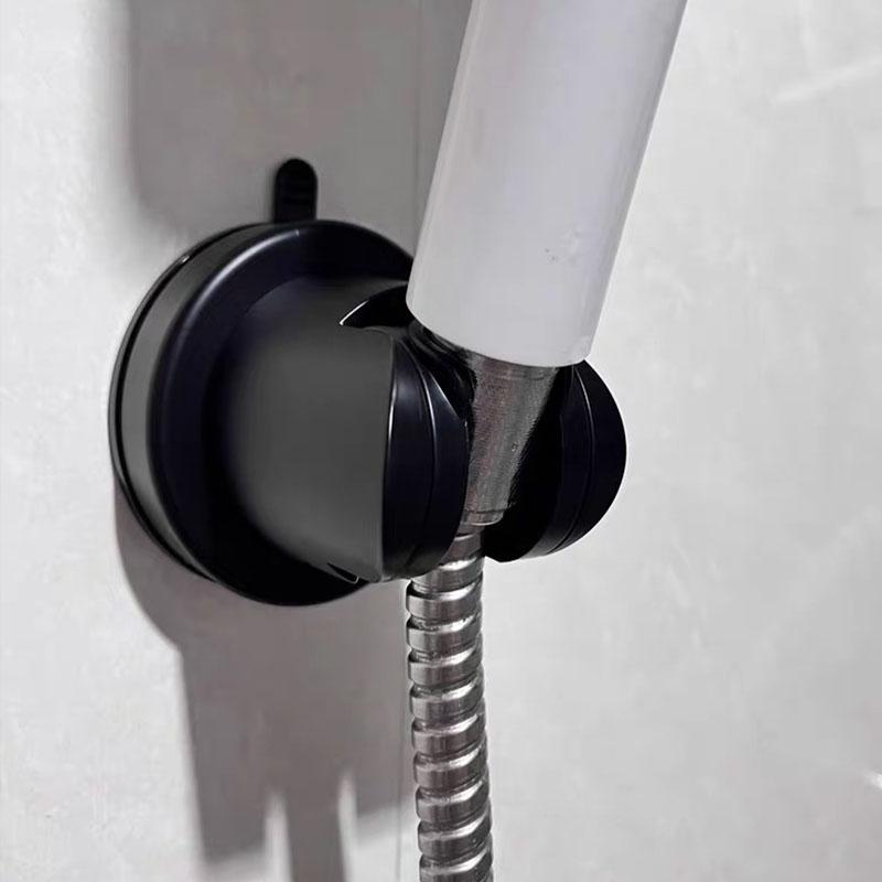 Suction Cup Shower Head Holder 120° Adjustable No Drilling Handheld Shower Bracket Universal Removable Shower Mount For Bathroom