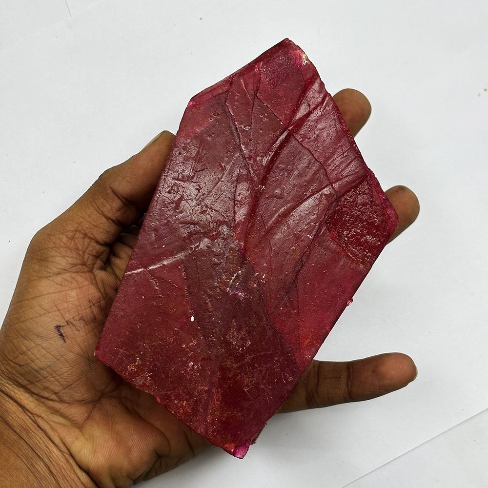 4035 Carat Natural Uncut Red Ruby Huge Size Rough Loose Gemstone