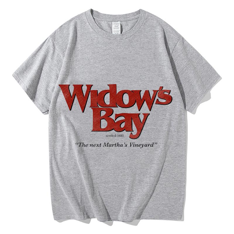 Widows Bay Tshirt Unisex Fashion Casual Tshirts Cotton Summer Short Sleeve Female T Shirt Graphic Merch Aesthetic Harajuku Tops