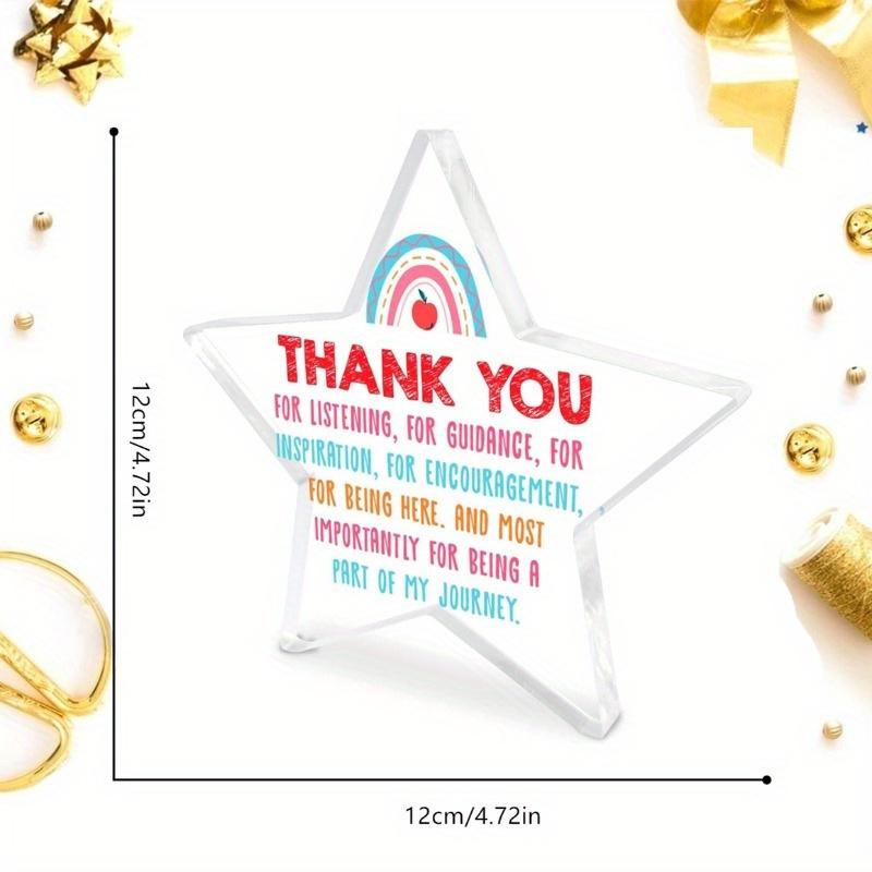 "Being A Part" Thank You Keepsake - Versatile Acrylic Desk Gift for Professionals