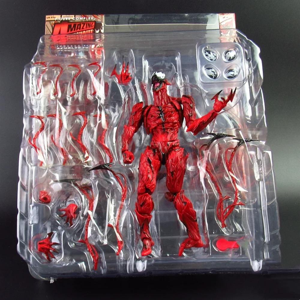 ПОТРЯСАЮЩИЙ YAMAGUCHI Карнаж Веном Человек-паук Marvel legends Подвижная фигурка с шарнирами Сменное лицо Статуэтка Модель для детей для Игрушки Подарок
