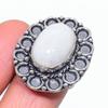 Moonstone Handmade 925 Sterling Silver Jewelry Ring Size 8 P6e40