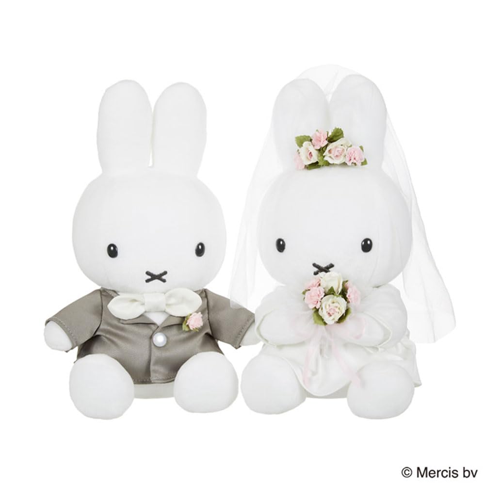 Sekiguchi Miffy Wedding Doll Set (Western-style dress) - Wedding Anniversary Gift