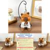 Charming Capybara Stuffed Animal Keychain Cute And Fluffy Plush Doll For Kids