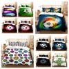 Горячие продажи, комплект постельного белья с футбольным узором, комплект постельного белья с футбольным рисунком, спортивный комплект для подростков, домашний текстиль, роскошные комплекты постельного белья из микрофибры
