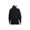 Nike Sweatshirts Women's Black Stand Collar Moderate Regular FB5231-010