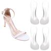2 Pairs Women's Gels Cushion Insoles For High Heels With Arch Support And Antislip Design 3/4 Length Invisible Inserts
