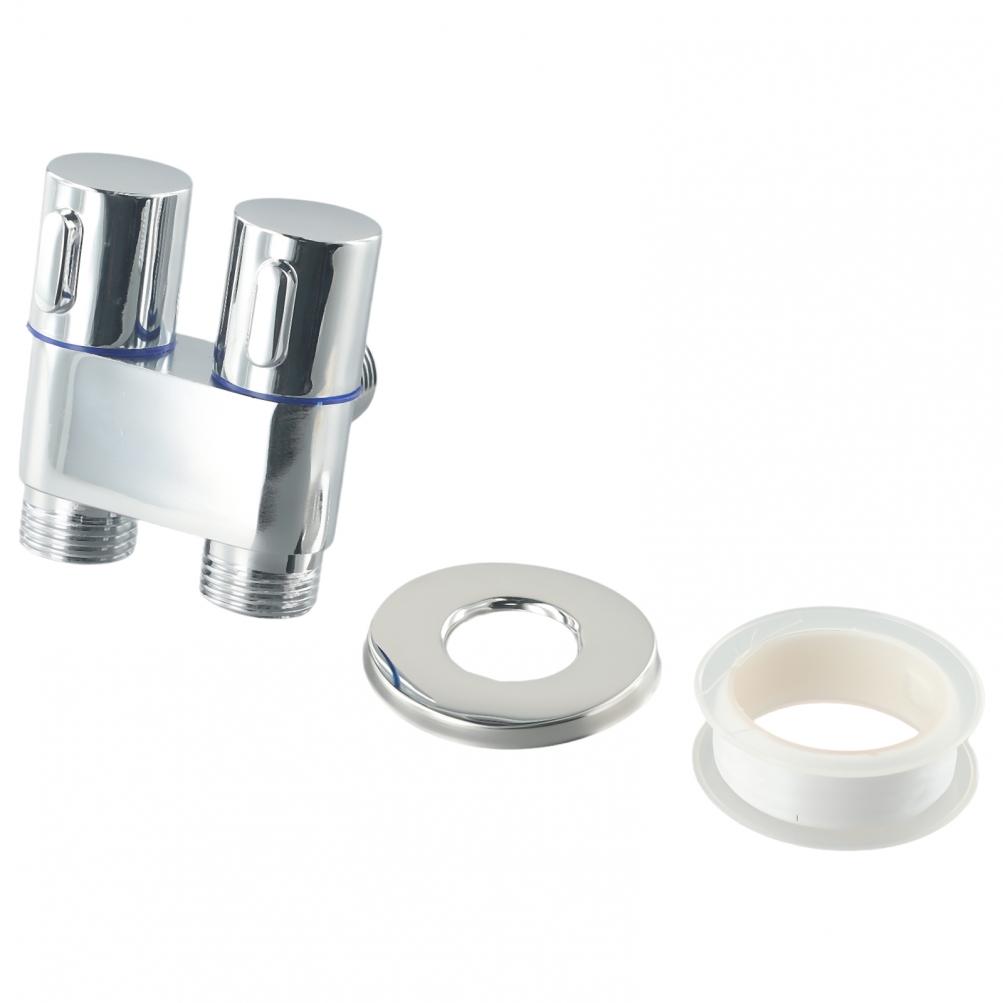 G1/2 1 в двух выходах, смеситель для стиральной машины с двойным управлением, треугольный клапан для унитаза