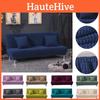 Soft And Durable Stretch Sofa Slipcover Perfectly Fits Full Folding Armless Futons