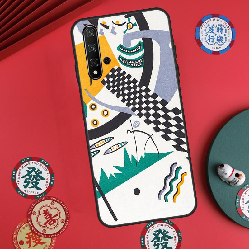 Wassily Kandinsky Abstract Artistic For Huawei Nova Y60 Y70 Y90 Y72 Y73 Y61 Y91 7i 8i 11i 12i 12s 9 10 SE P20 P30 P40 Lite Case