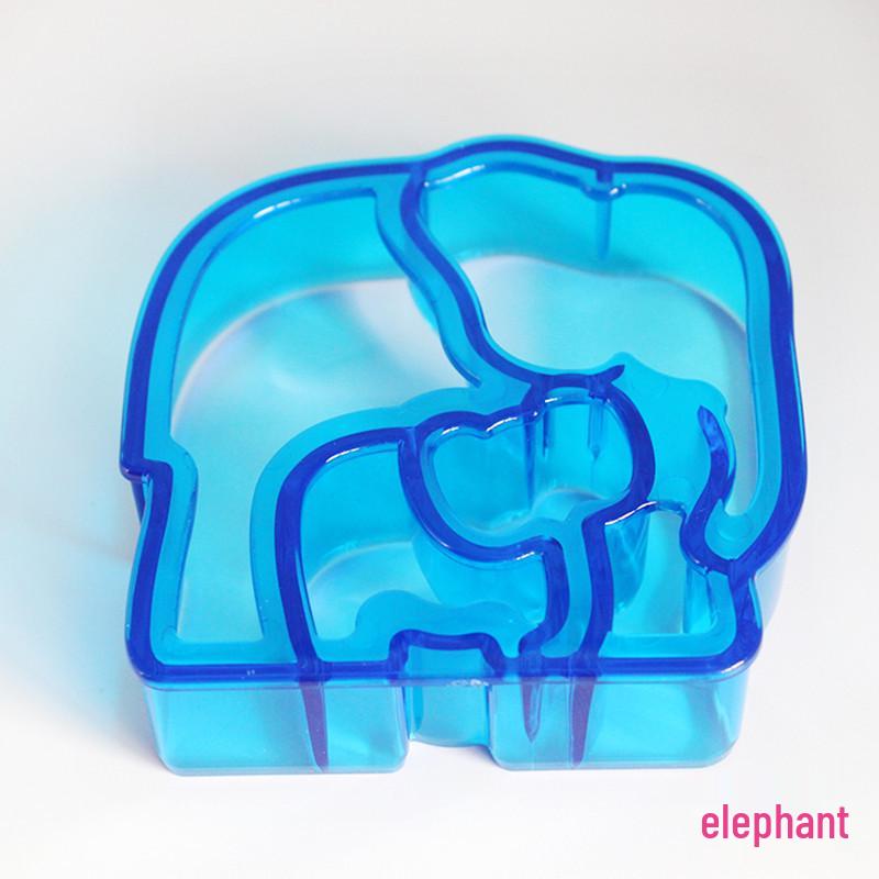 Dinosaur Sandwich Cutter Bread Mold, Plastic Bento DIY, Random Color