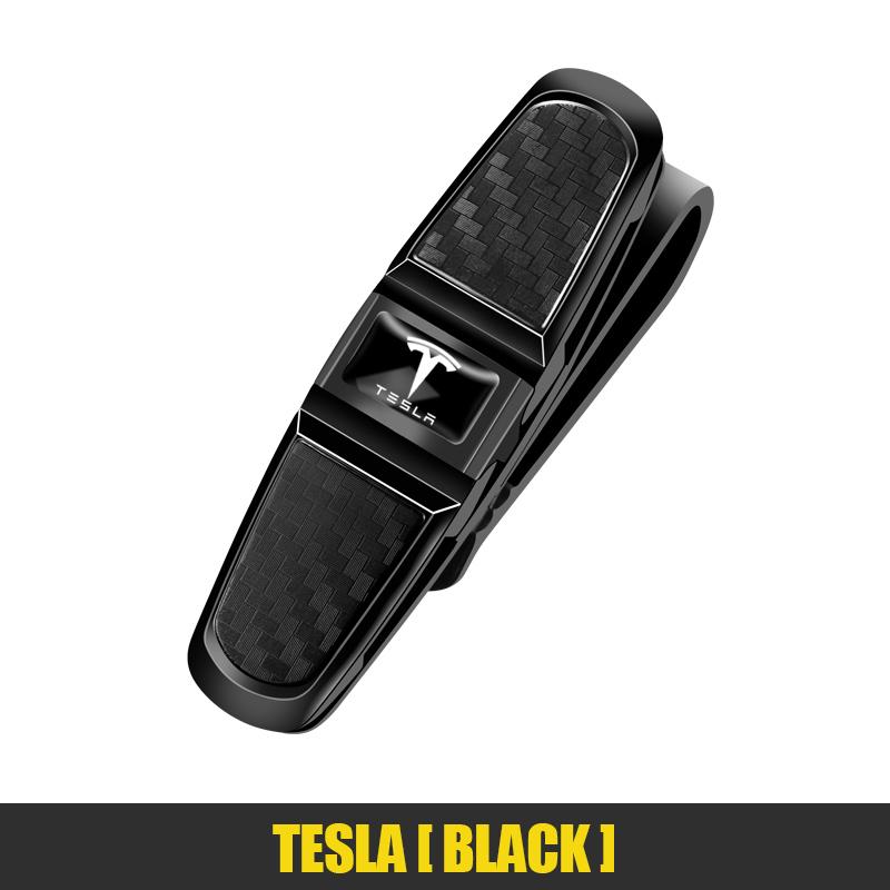 UBG4   Car Sun Visor Clip 360 Rotation Sunglasses Ticket Card ClampFor Tesla Model 3 Highland 2023 Model S Model X Model Y Model Y-Eur