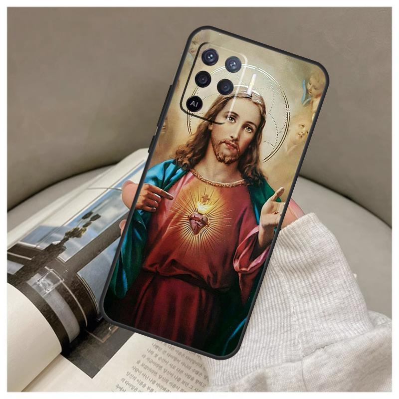 God Jesus Case For Oppo A80 A60 A40 A5 Pro A15 A16 A17 A57 A77 A94 A74 A54 A76 A96 A18 A38 A58 A78 A98