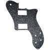 Musiclily Pro 15 Hole Telecaster Pickguard Wide Range 2 Ham Mount for Fender Mexican 72 Tele Deluxe Electric Black Pearl 4P Guitar,