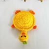 Funny Knitted Cup Mat Hand Woven Animal Drink Coaster Crochet Turtle Coaster  Restaurant Table