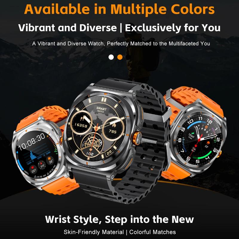 2025 New TWS Smart Watch 2 In 1 With Earphone BT Call Men Watches GPS Track Monitor Play Sport Music SmartWatch For Android IOS