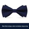 Men's Burgundy & Black Bow Tie for Weddings - British Korean Style