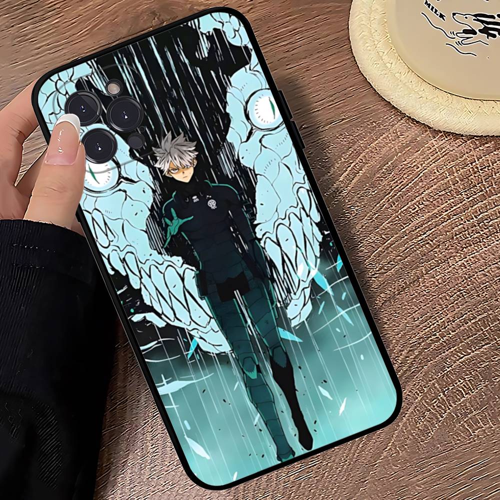 Япония Классические Комиксы K-Kaiju No8 Аниме Чехол для Телефона Для IPhone 16 Pro Max 15 17 Plus 14 13 12 Mini 11 Черный Чехол