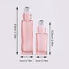 1 шт. Стеклянный флакон роллер 5/10 мл Розовый флакон с роликом Флакон для эфирного масла Блеск для губ Многоразовая туба Пустая баночка Стеклянный флакон для духов