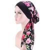 Регулируемый Принтованный Головной Убор Эластичная Шапка от Выпадения Волос Химиотерапия Пиратская Бандана Мусульманский Тюрбан Рак Головной Платок