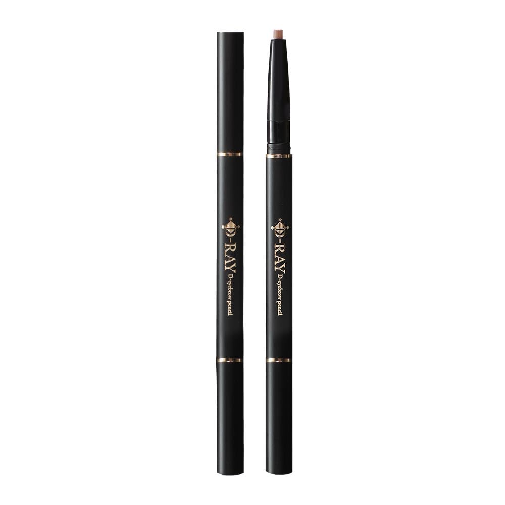 Карандаш для бровей D-RAY D-Eyebrow Pencil (Светло-коричневый) - Стойкий, легко наносимый, водостойкий карандаш для бровей. Доступен в 3 цветах: Светло-коричневый, Коричневый и Темный