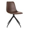 Monaco Brown PU Faux Leather Dining Chair.