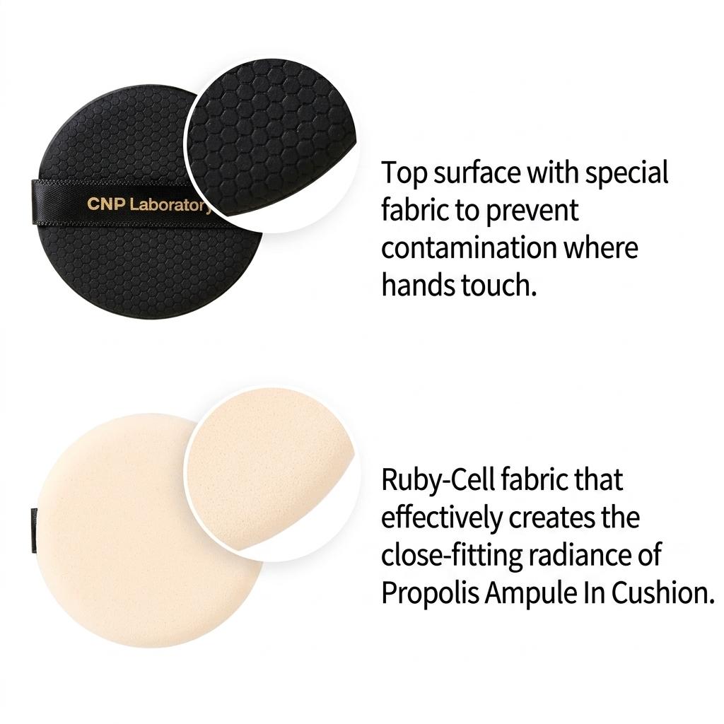 CNP Laboratory Propolis Ampule In Cushion Foundation 15g + Refill 15g