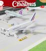 QIYUMOKE A380 Франция 1/300 Металлическая литая модель самолета - A380 Sky Jumbo Модель самолета A380 со стойкой (Длина 7,5 дюйма) для подарка любителю авиации или Di