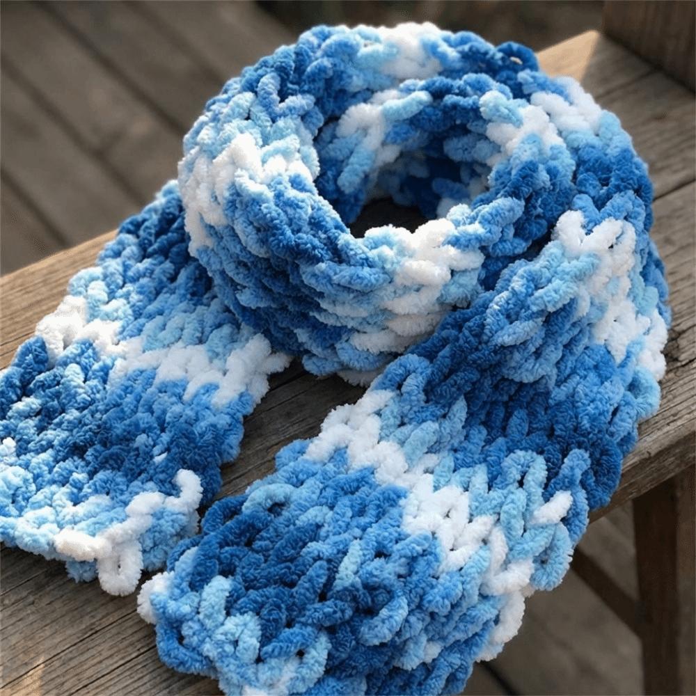 Multi-color Finger Circle Yarn 100g/Roll Hand Knitting Yarn Finger Loop Yarn Crochet Projects