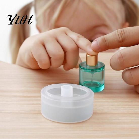 Handmade Perfume Container Mold 2/3Pcs DIY Bottle Silicone Mold, Spray Making Mould, Pump Resin Epoxy Casting Gift for Crafting Enthusiasts