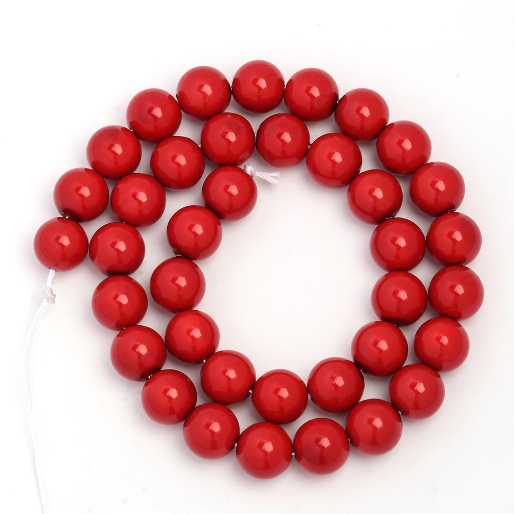 1 Strand/bag 4/6/8/10mm AA Imitation Pearls Multicolor Round Glass Loose Spacer Beads for Jewelry Making Supplies DIY Charms Bracelets 15‘’