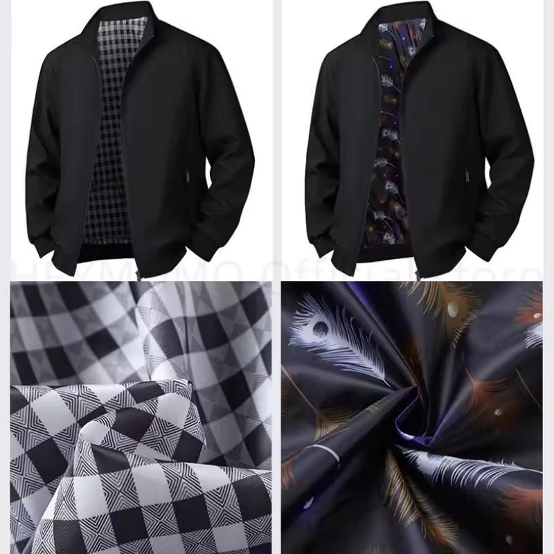 Plus Size 6xl 7xl 8xl Jacket Men Casual Autumn Spring Stand Collar Windbreaker Sport Coat Man Big Size Clothing 140kg Can Wear