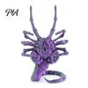Sturdy Plastic Phone Dock 3D Printed Sci-Fi Horror Holder, Novelty Stable Smartphone Stand, Collectible Figurine Stand Compact Ornament for