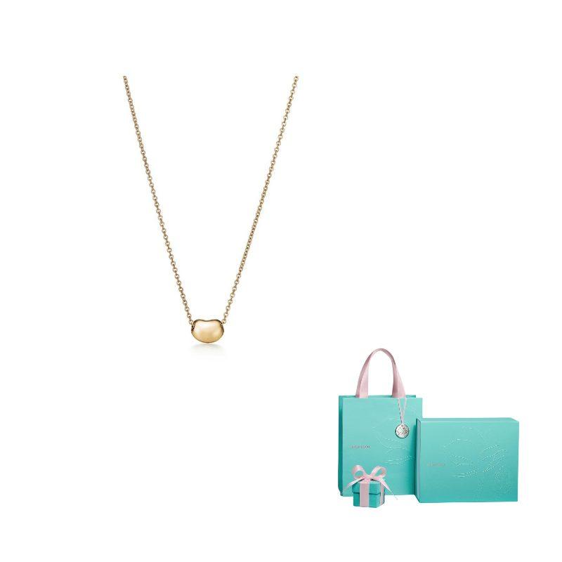 TIFFANY & CO. Elsa Peretti Green Beans 18K Gold Necklaces Women's Gold GRP11431