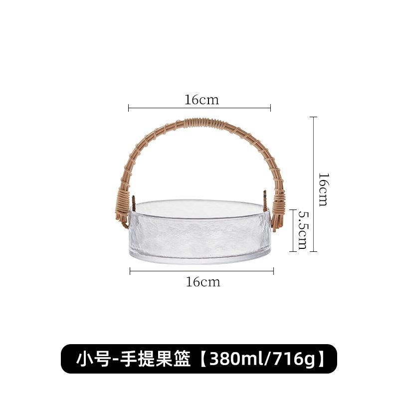 Стеклянная тарелка Салатница Корзина для фруктов Ведерко для льда Поднос для закусок Десертница Форма для хлеба Фруктовые миски Тарелки