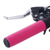 1Pair   Set Bicycle Mountain Bike Handlebar Sponge Anti Skid Shock Absorbing Grip Cover Pink