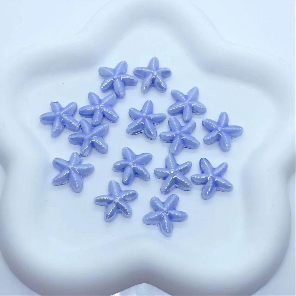 10pcs Fresh Color Starfish Bead Handmade Craft Jewelry Making Material  Women