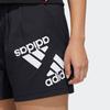 Adidas Прямые спортивные шорты с логотипом, женские брюки, черные HE9952