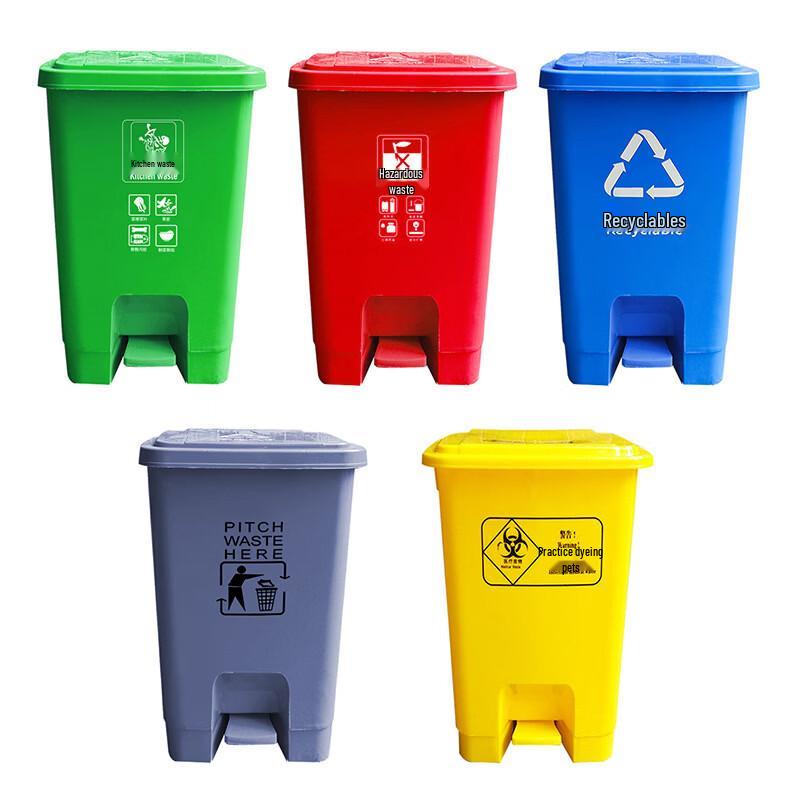 Yuzhuxun Foot Pedal Trash Can