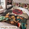 Custom Name Text 3Pcs Bedding Set Foo Fighters Duvet Cover And Two Pillowcases